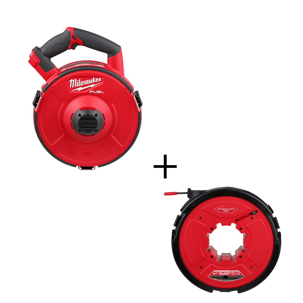 Milwaukee 287320P100 M18 FUEL 18V Angler Pulling Fish Tape w/ 100' Po