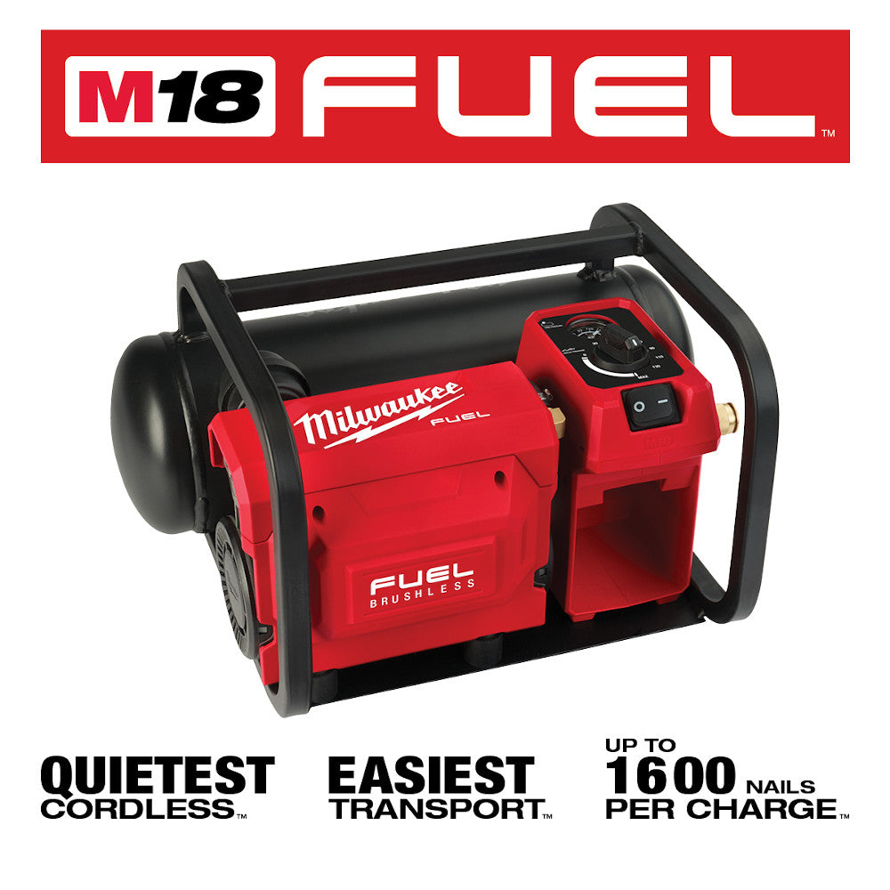 Milwaukee 2840-20 M18 FUEL 18V Gallon Quiet Air Compressor