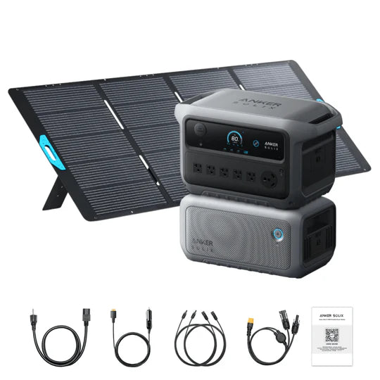 Anker SOLIX B17831A6 C2000 Gen 2 Portable Power Station 2048Wh w