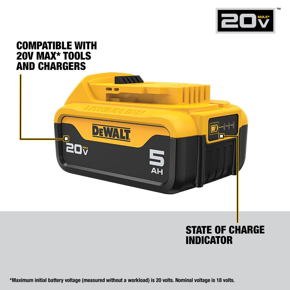 DeWALT DCB205-2C 20V MAX Bare Tools Starter Kit – MaxTool