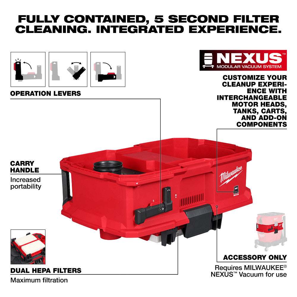 Milwaukee 0991-20 NEXUS Dedicated Filter Cleaner – MaxTool
