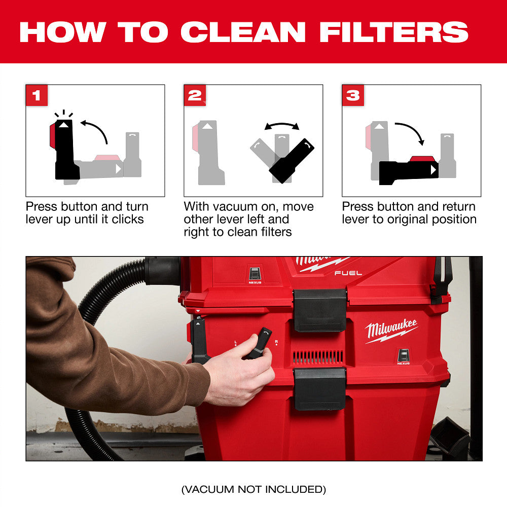 Milwaukee 0991-20 NEXUS Dedicated Filter Cleaner – MaxTool