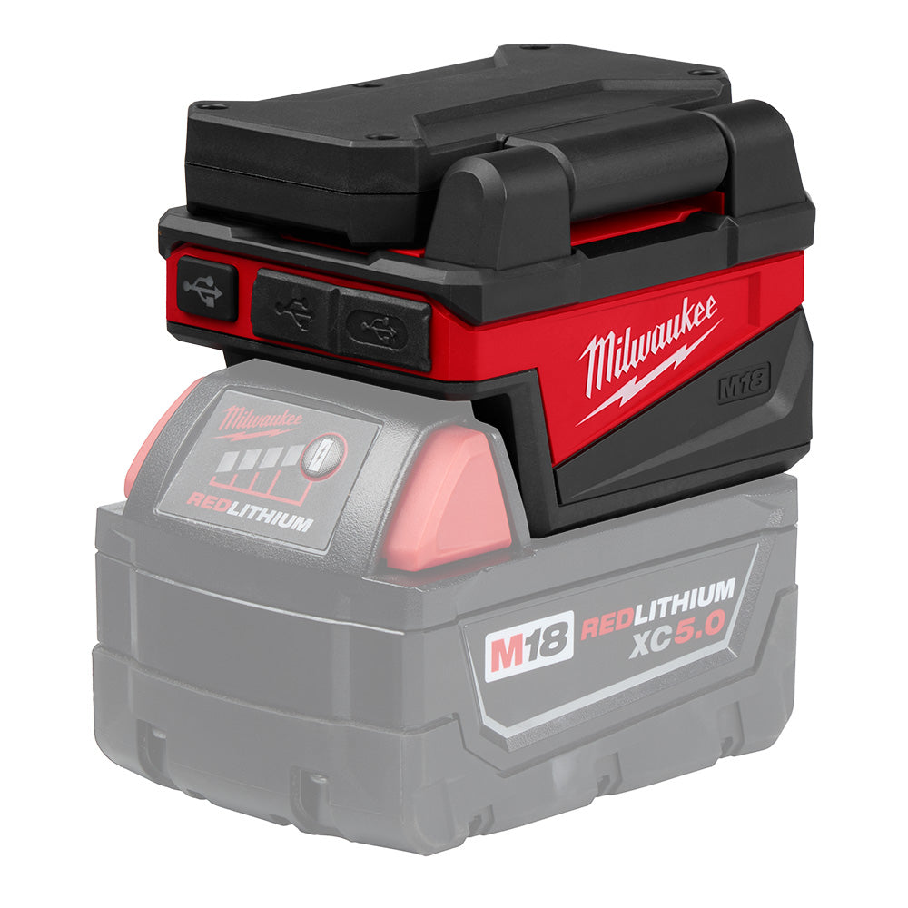 Milwuakee Rover Milwaukee 2359-20 M18 18V ROVER Compact Folding Flood Light - Bare Too ...