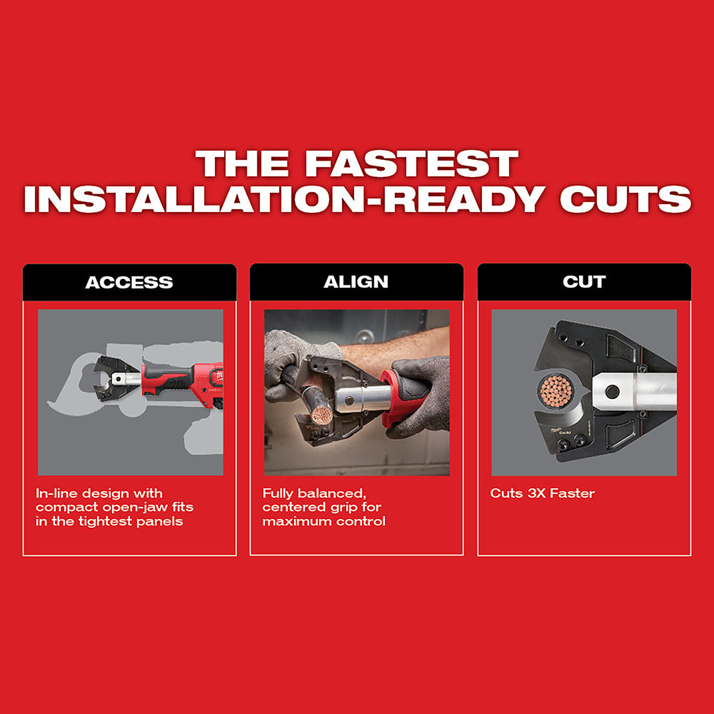 Milwaukee 2672-81 M18 18V Force Logic Cordless Cable Cutter Kit