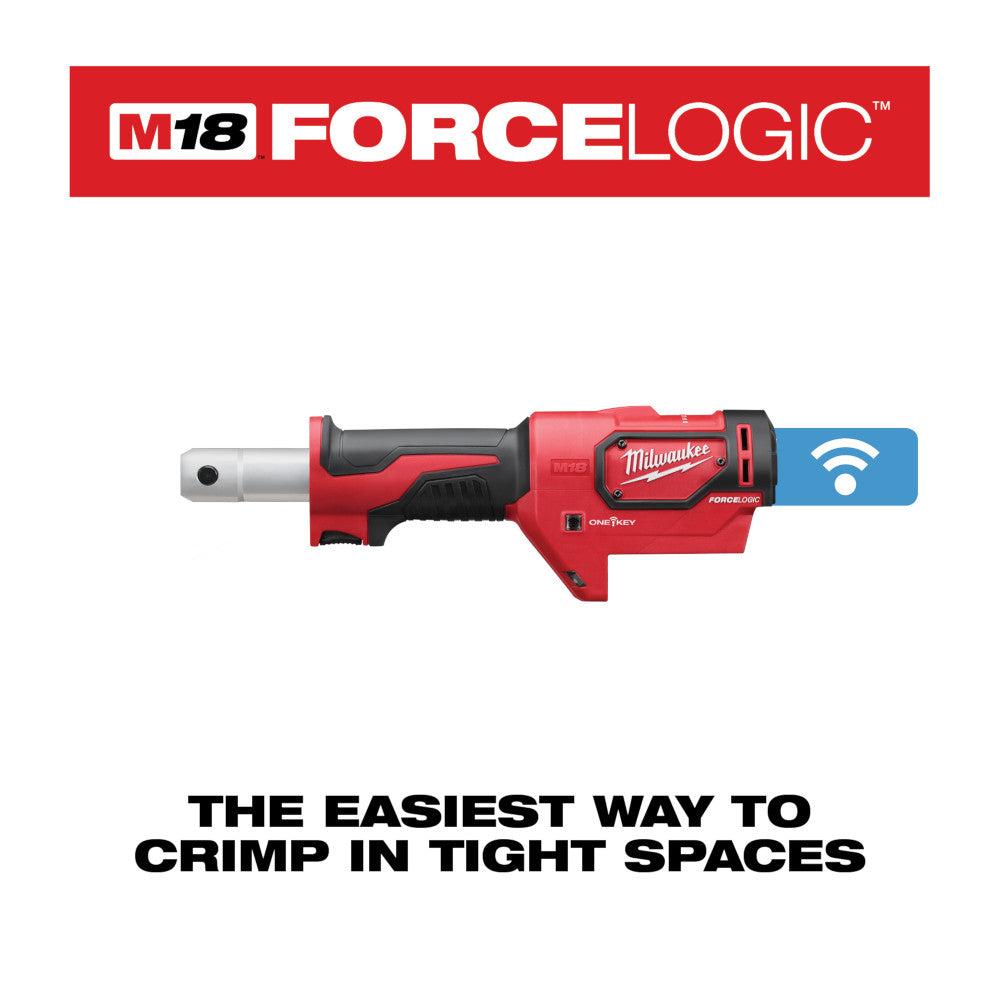 Milwaukee 2678 80 M18 FORCE LOGIC 18V 6T Utility Crimper Bare Tool Milwaukee 2678 80 M18 FORCE LOGIC 18V 6T Utility Crimper Bare Tool