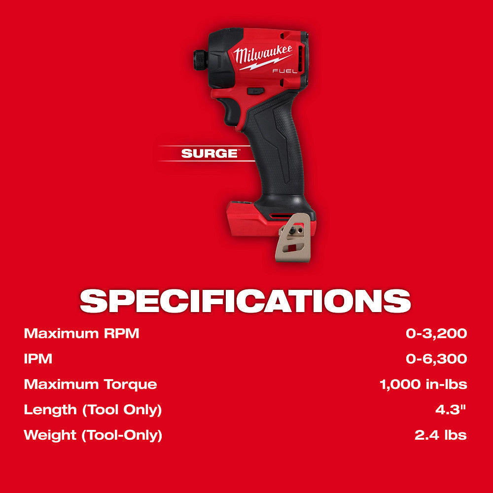 Milwaukee 2761-20 M18 FUEL 18V SURGE 1/4