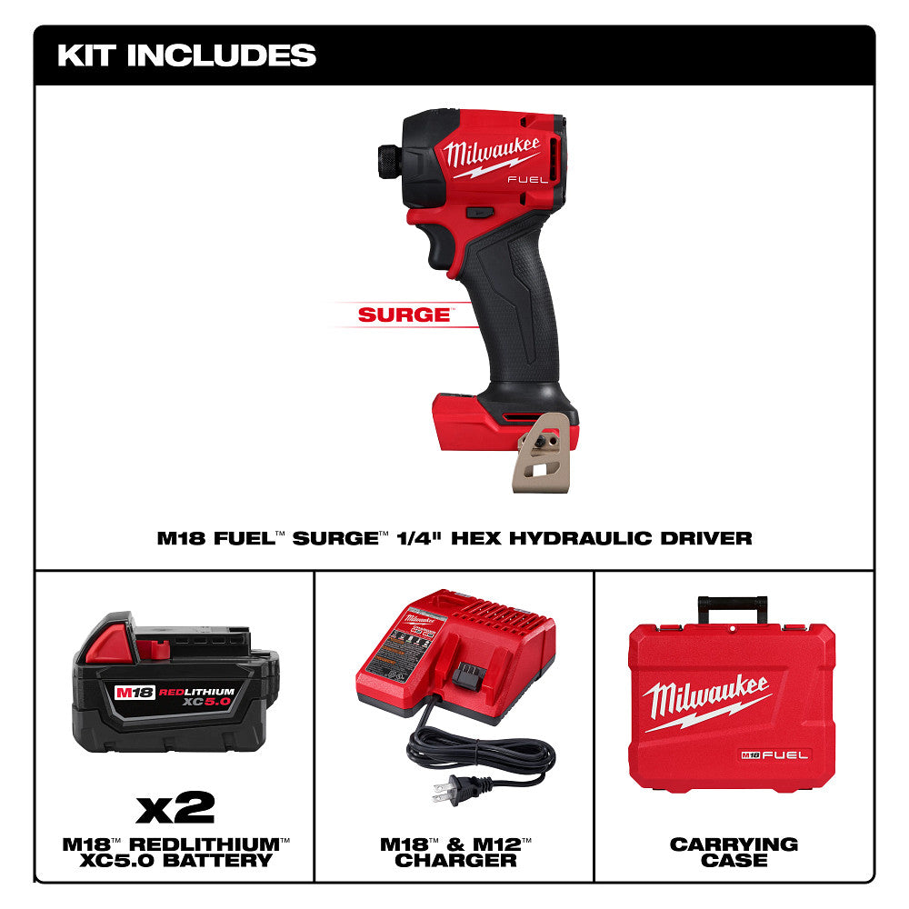 Milwaukee 2761-22 M18 FUEL SURGE 18V 1/4