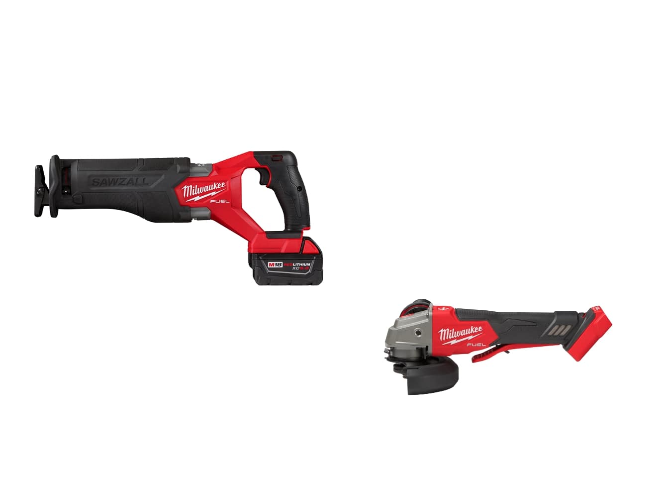 Milwaukee 2821-21FR M18 FUEL 18V Cordless Li-Ion SAWZALL Grinder