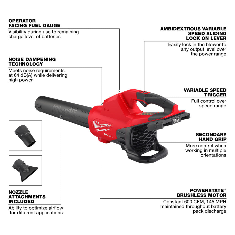 M18 Fuel Blower Milwaukee M18 Compact 100 Cfm Blower Air Blower
