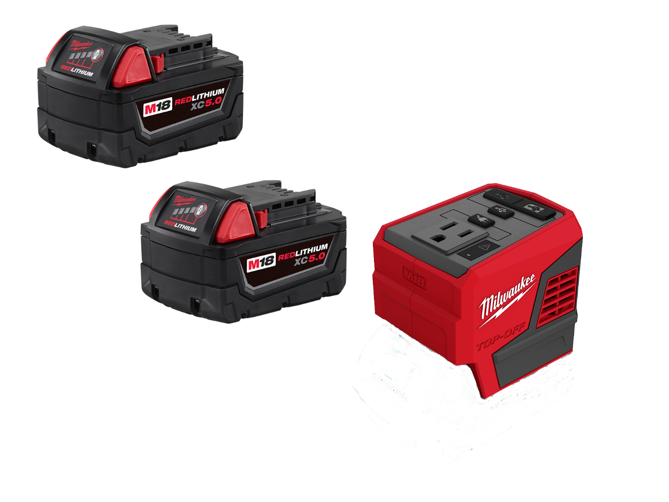 Milwaukee 2847-20 M18 Top-Off Charger & Power Supply Milwaukee 2847-20 M18 Top-Off Charger & Power Supply
