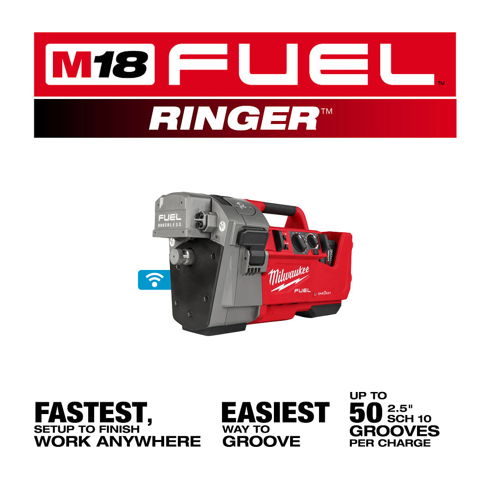Milwaukee Ringer Roll Groover Milwaukee 2927-22 M18 FUEL 18V RINGER Roll Groover for 1-1/4