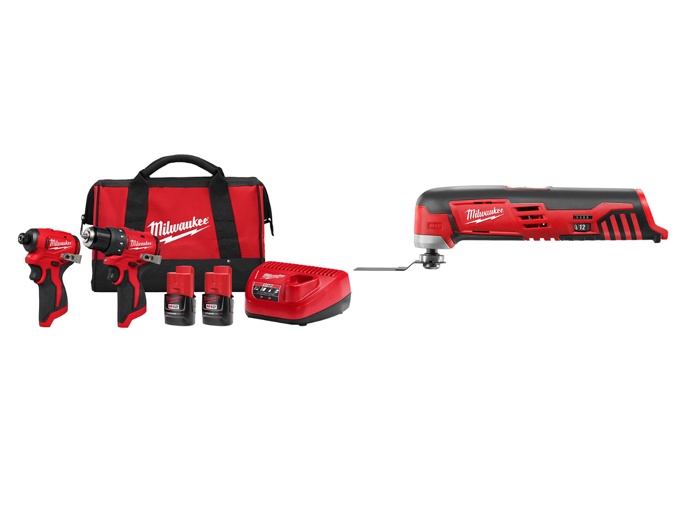 thumbnail image 2 of Milwaukee 3494-22 M12 12V Subcompact Brushless 2-Tool Combo Kit – Tools & Equipment 2 of 4