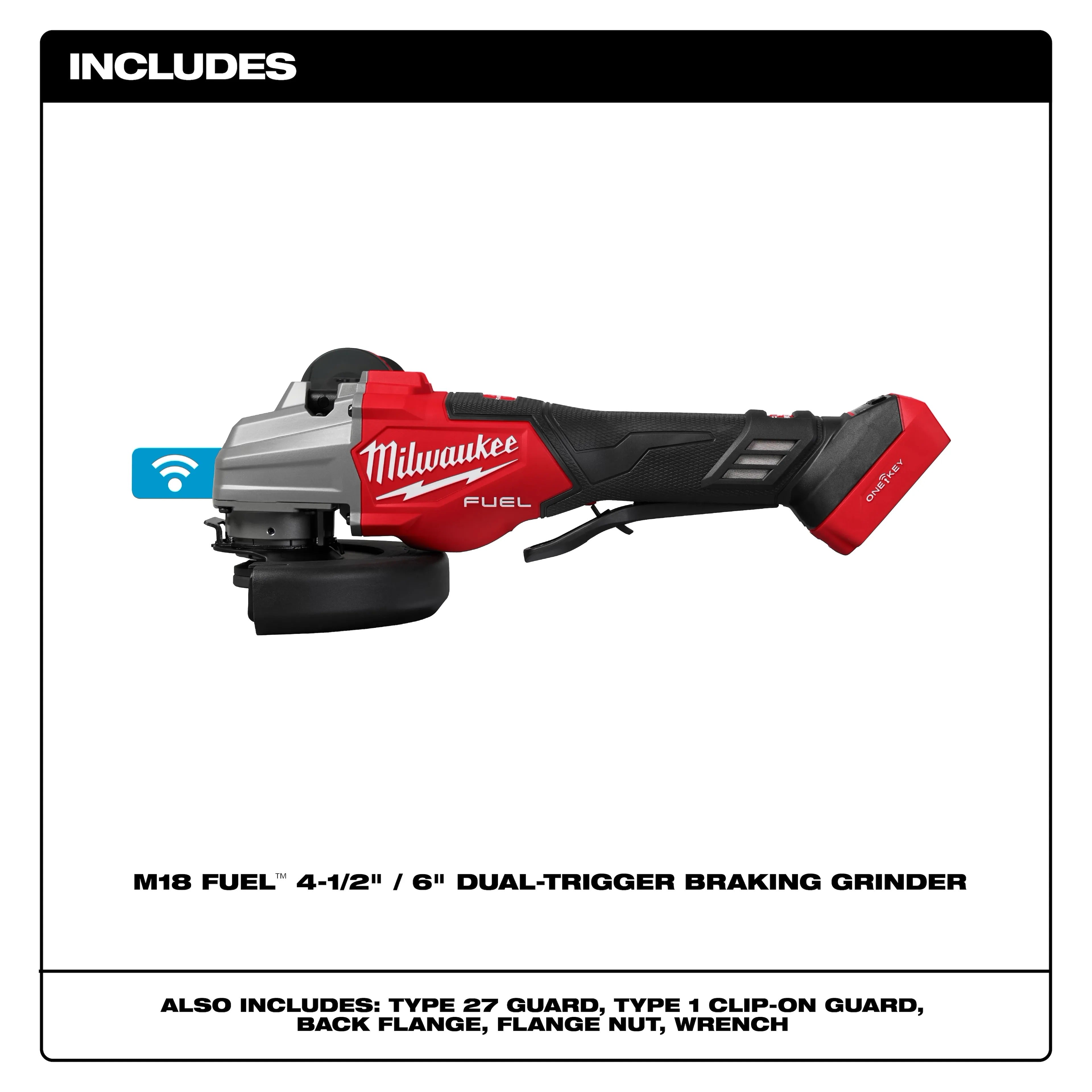 Milwaukee 3676-20 M18 FUEL 18V 4-1/2