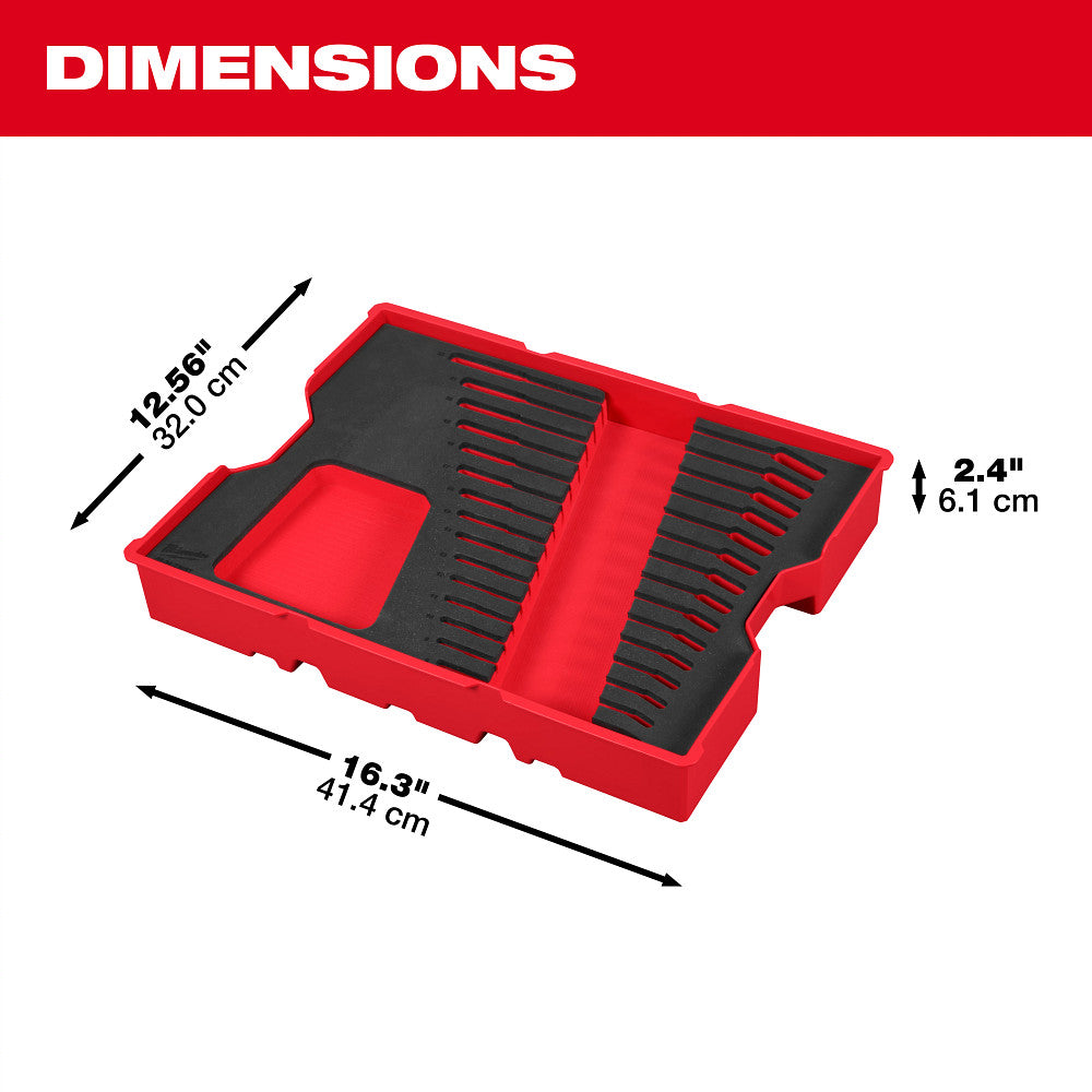 Milwaukee 48-22-0154 Metric Combination Wrench Set PACKOUT Storage