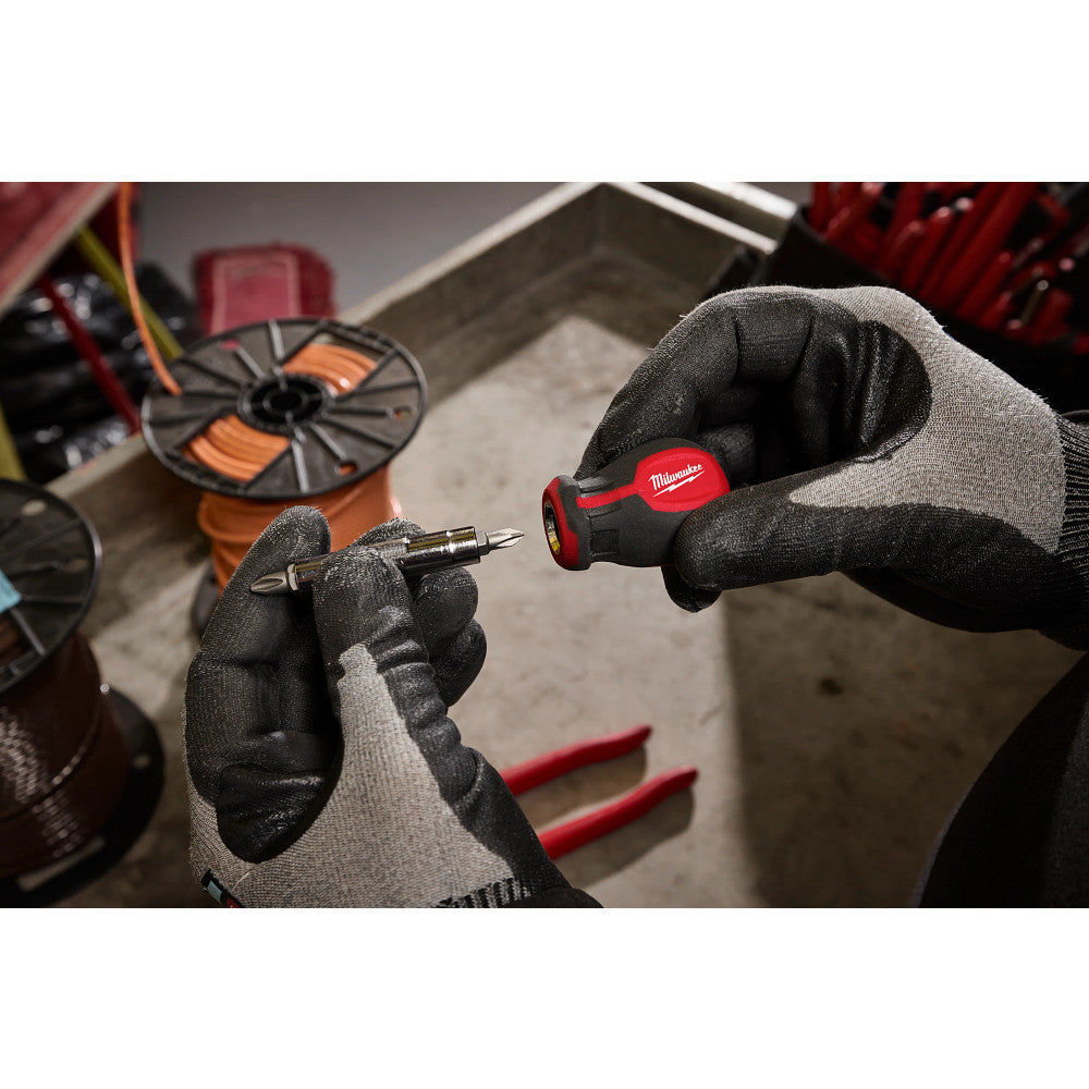 Milwaukee 48-22-2762 6-IN-1 Stubby Multi-Bit Screwdriver – MaxTool