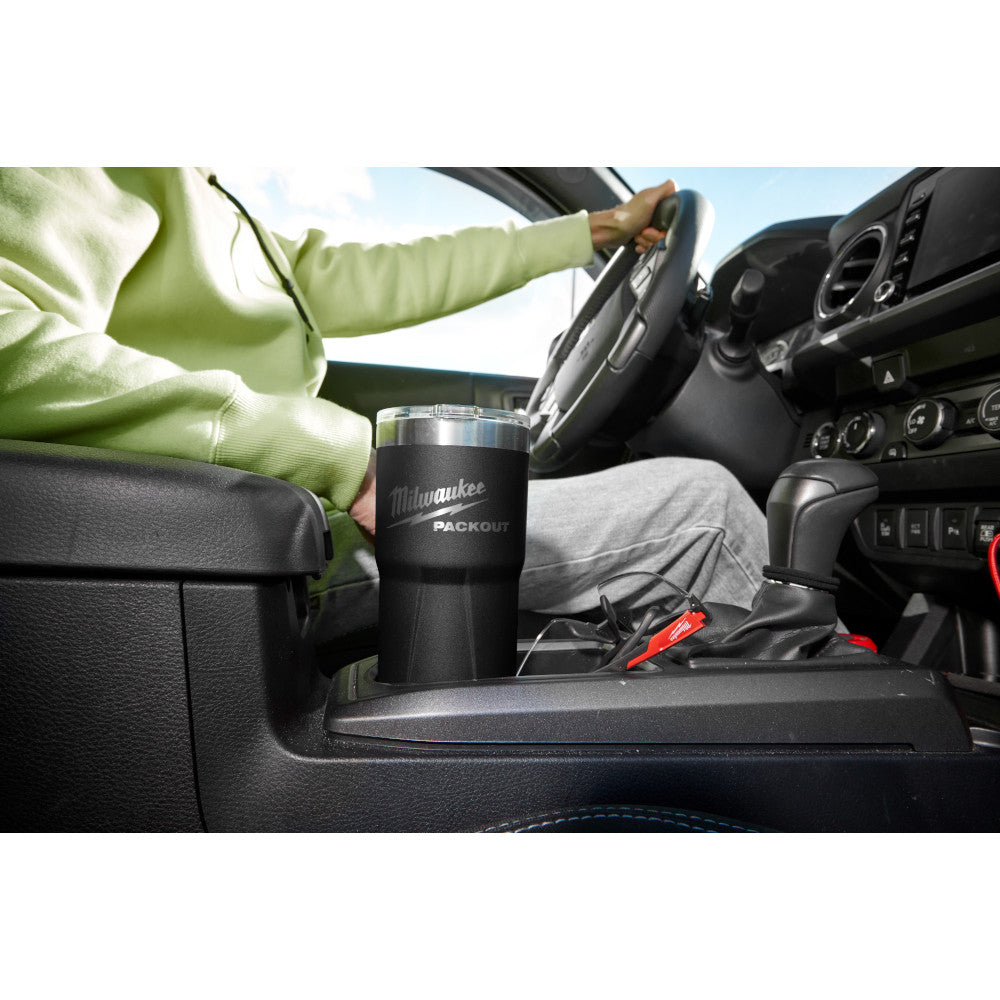 Milwaukee MWE-48-82-8392B PACKOUT 20oz Tumbler - Black – MaxTool