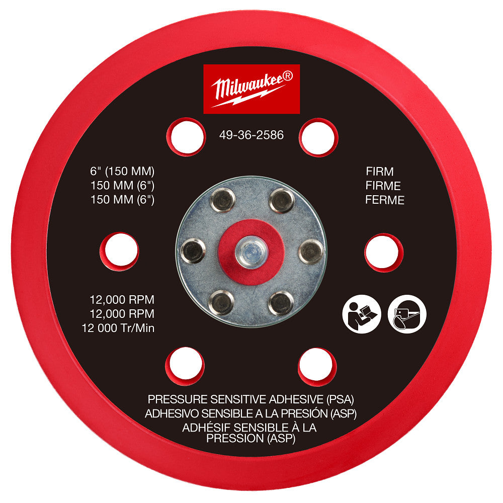 Milwaukee 49-36-5784 7 Inch Yellow Foam Finishing Pads – 5 Pack