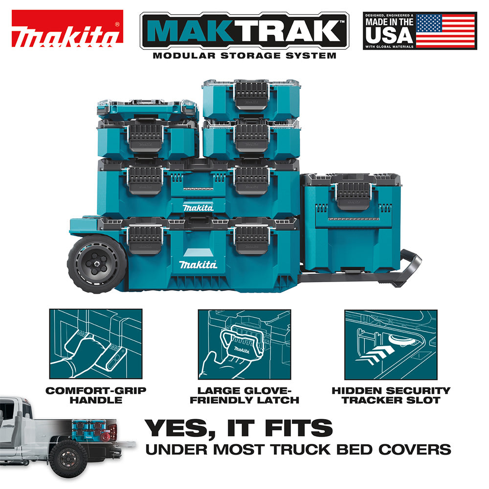 Makita T-90037 MAKTRAK Medium Tool Box w/ 75 lbs Capacity – MaxTool