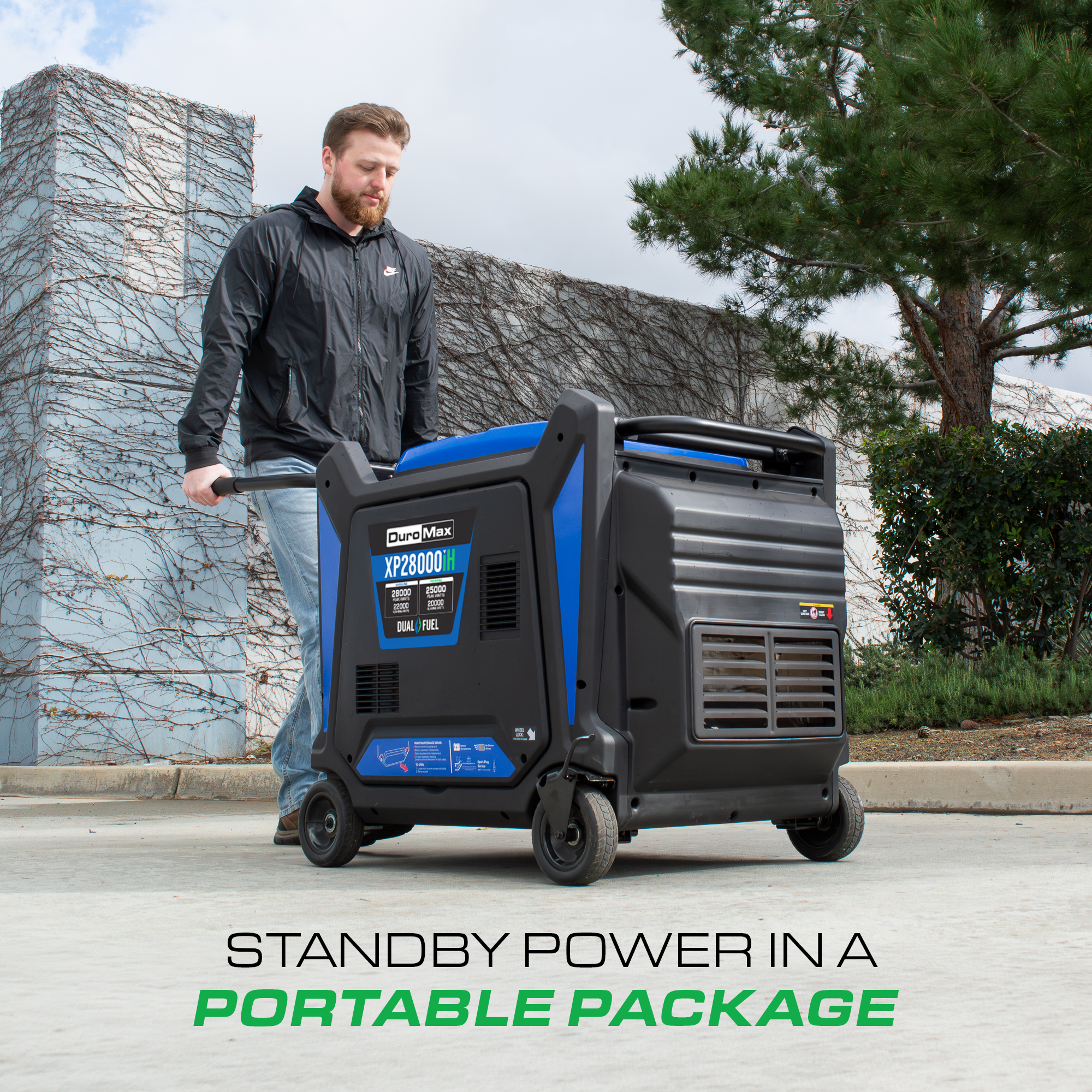 DuroMax XP28000iH 28,000 Watt Dual Fuel Portable Inverter DuroMax XP28000iH 28,000 Watt Dual Fuel Portable Inverter