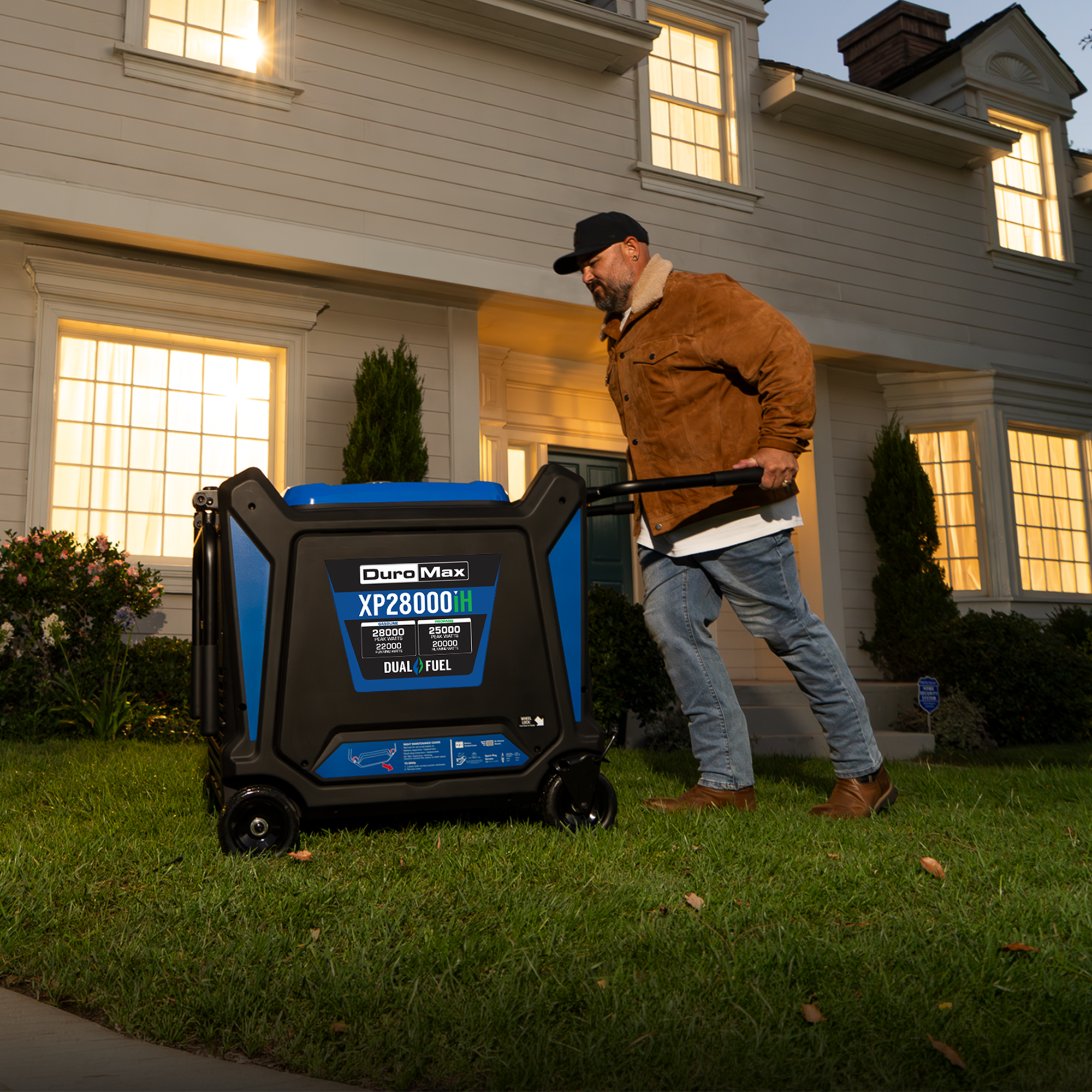 オラウータン DuroMax XP28000iH 28,000 Watt Dual Fuel Portable Inverter