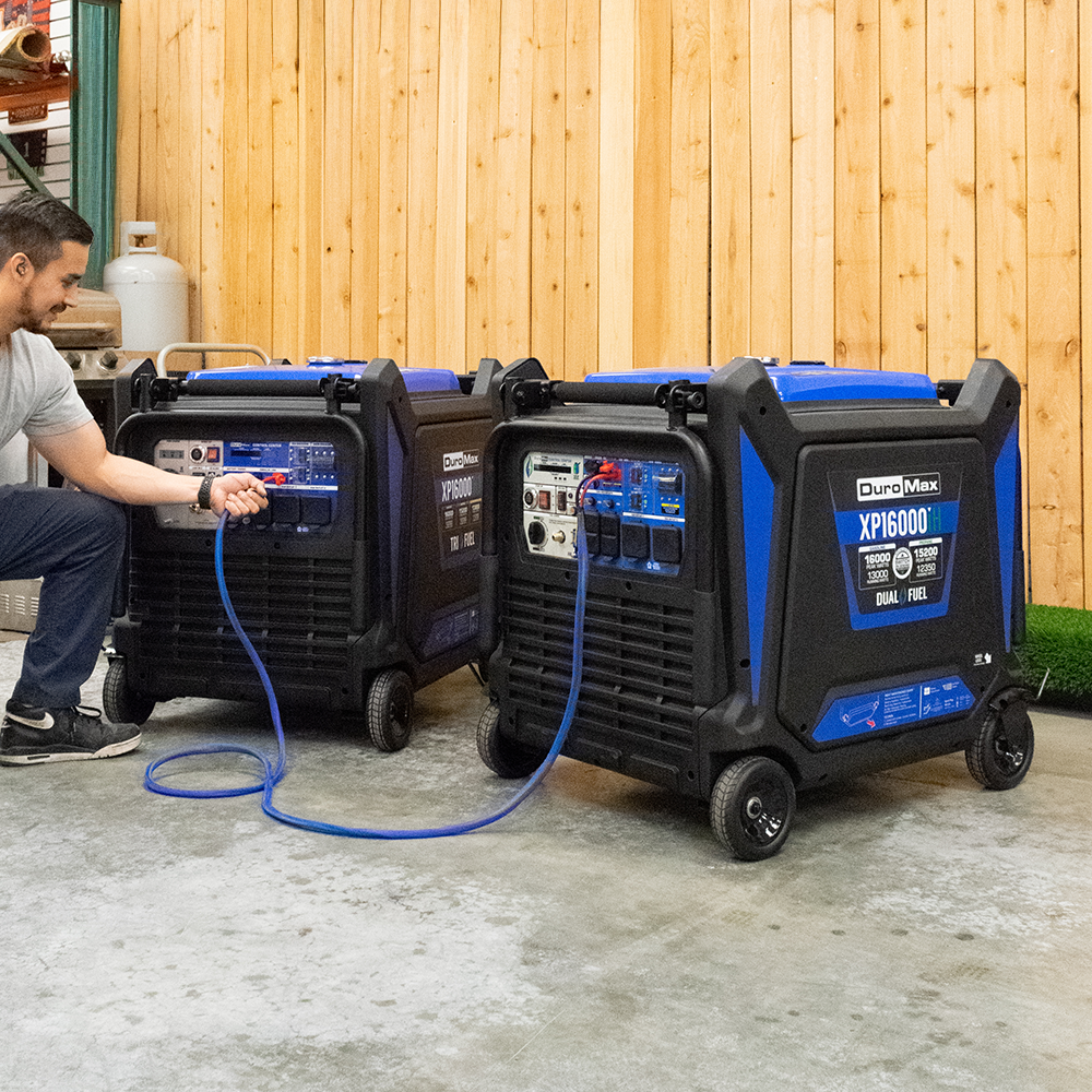 DuroMax XP5010PK 50 Amp 10 Foot Heavy Duty Braid Coated Inverter