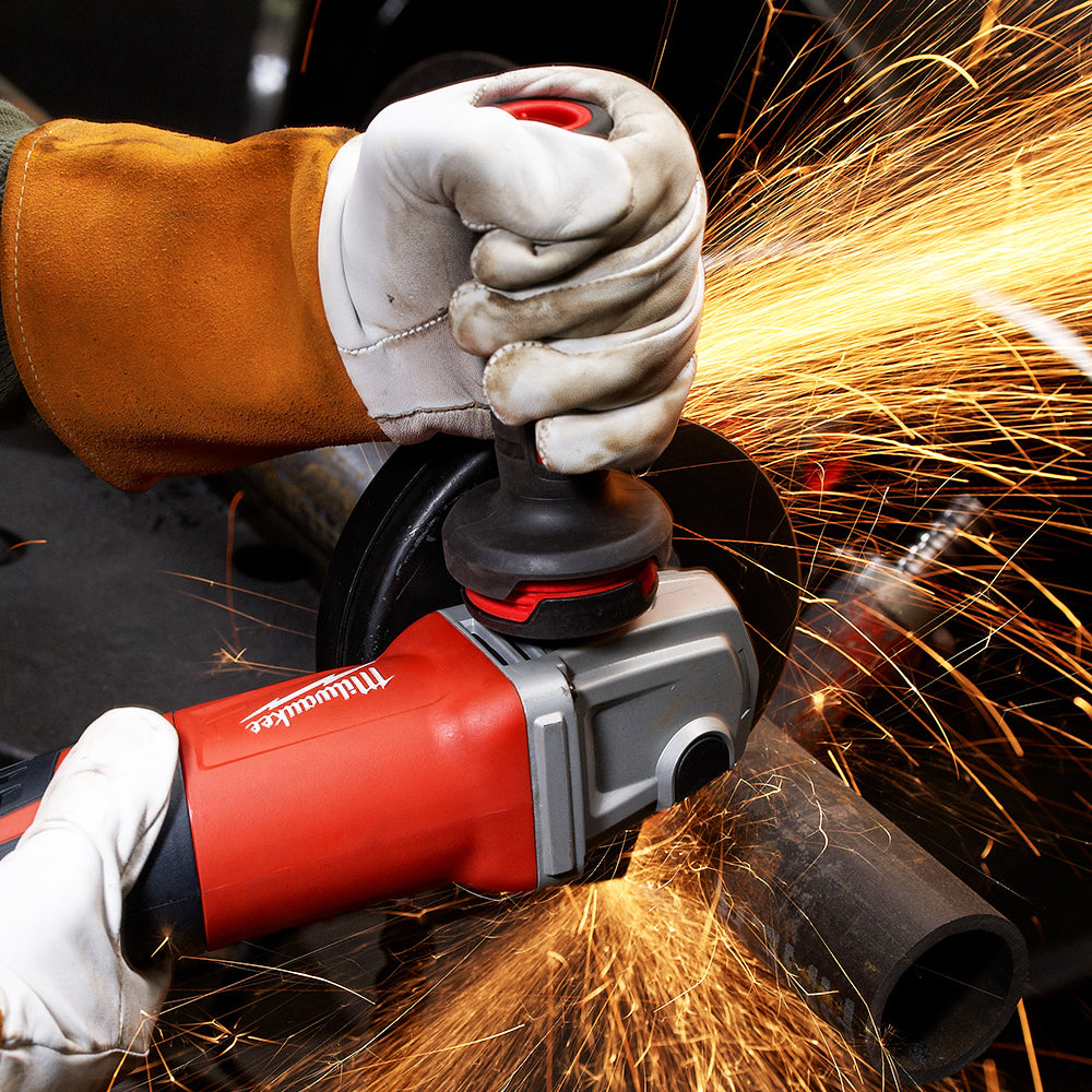 Milwaukee 6161-30 13 Amp 6″ Angle Grinder – Paddle Switch, Lock-On – Corded, 120V