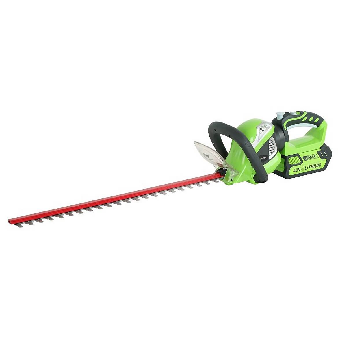 40V Lithium-Ion 24-Inch Cordless Hedge Trimmer with Dual-Action Blade