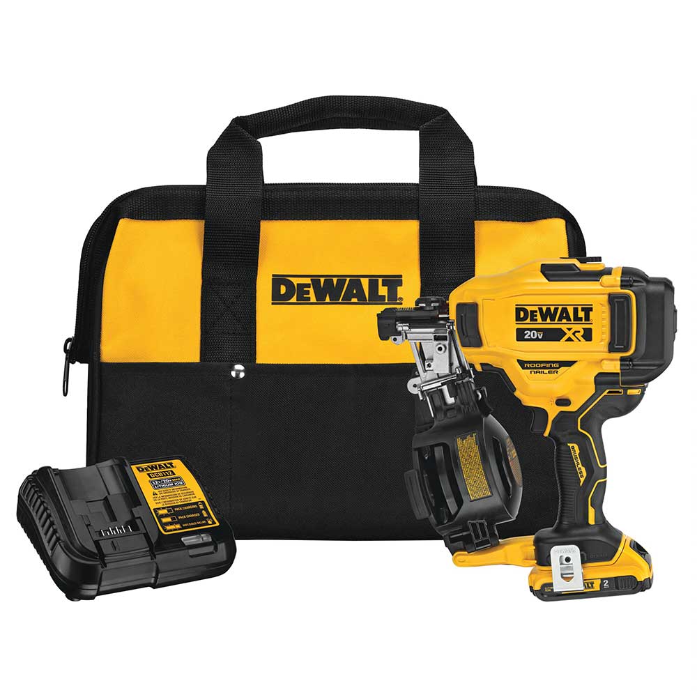 DeWALT DCN45RND1 20V 15 Degrees Lithium-Ion Cordless Coil Roofing