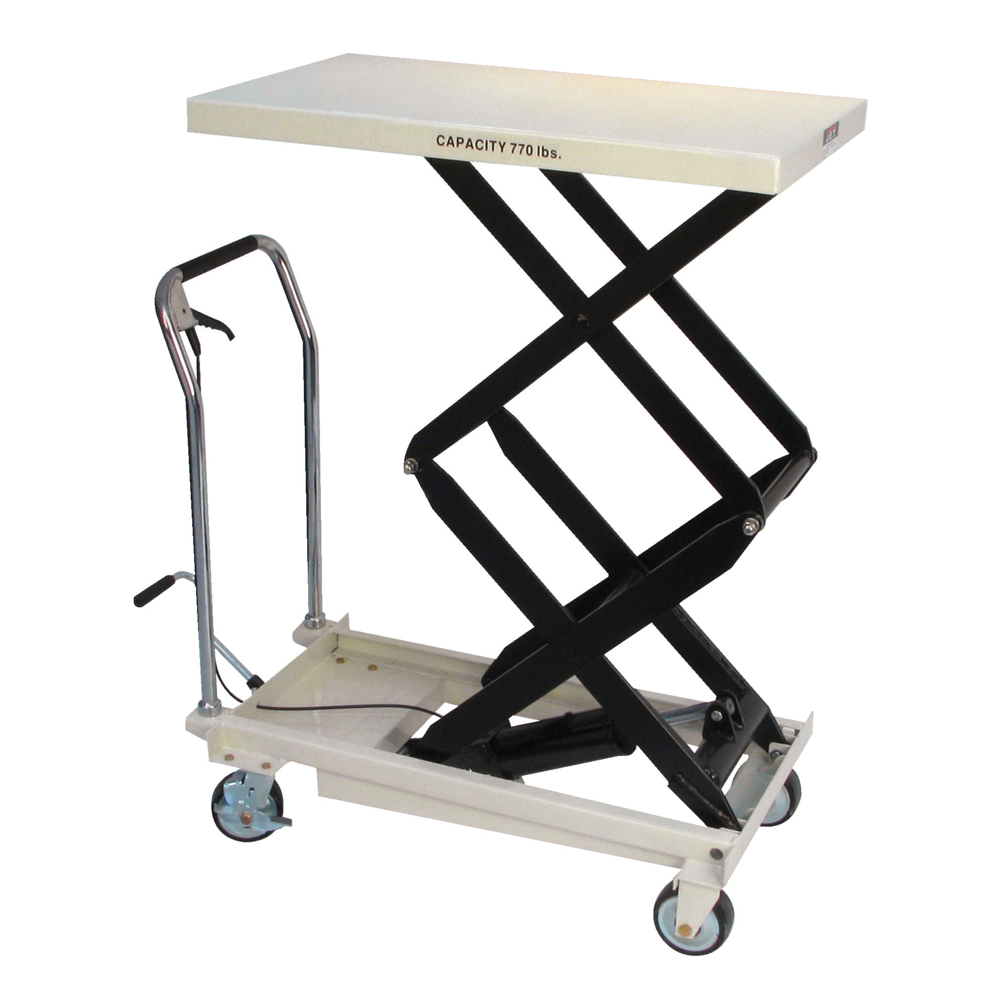 kgtです。 JET DSLT-770 High Quality Steel Double Scissor Lift Table w/ 770