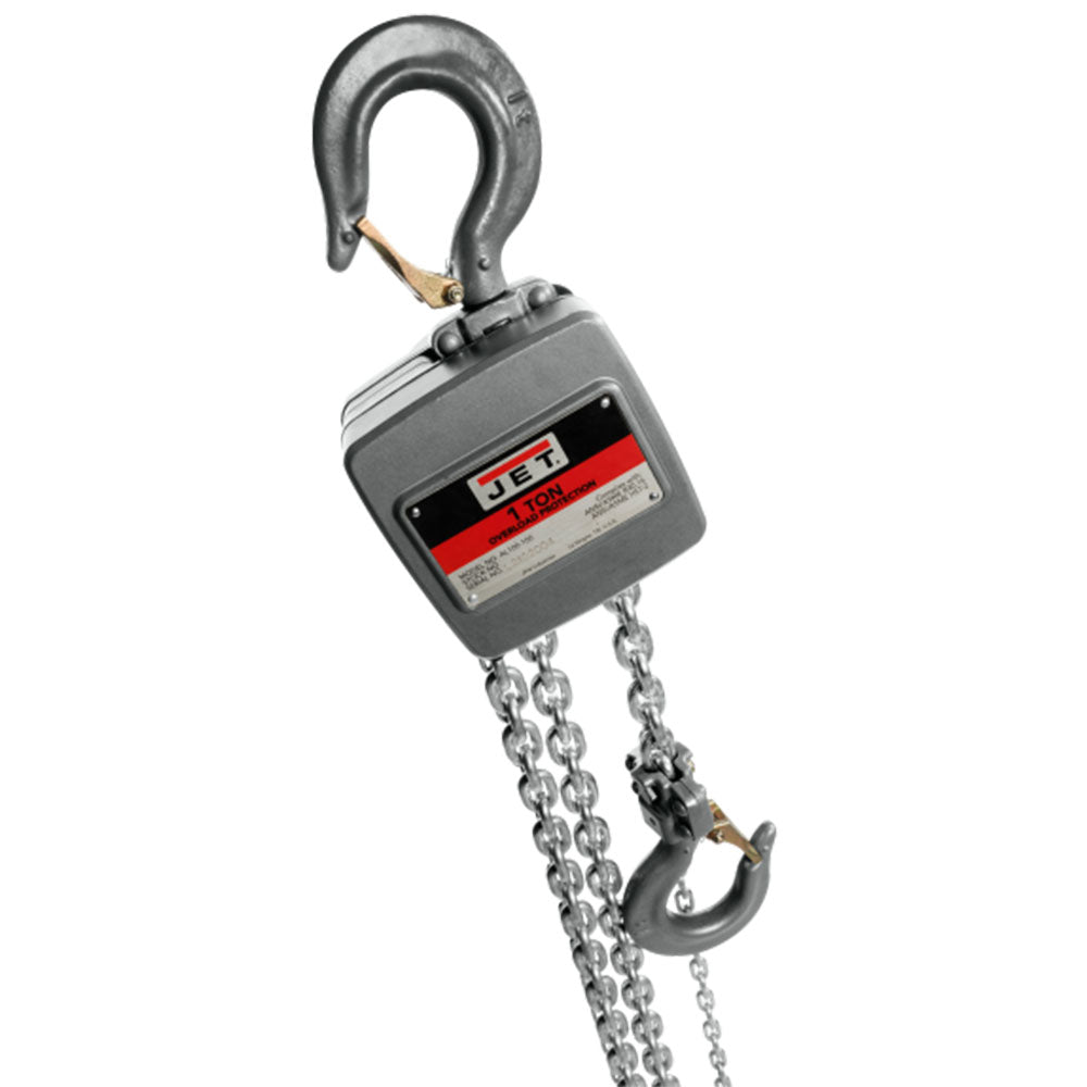 Jet Chain Famous Jet AL100-100-20 1 Ton Aluminum Chain Hoist w/ 20' Lift – MaxTool