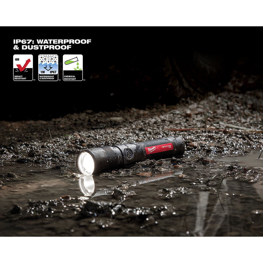 Milwaukee 2161-21 1100 Lumen USB Rechargeable LED Twist Focus Flashlig – MaxTool