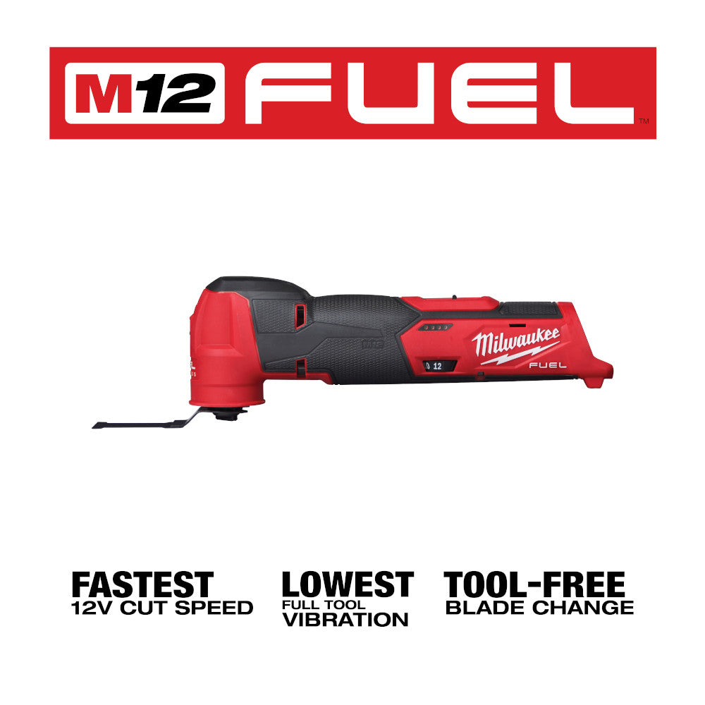 Milwaukee 2526-20B M12 FUEL 12V Oscillating Multi-Tool w/ 5AH High