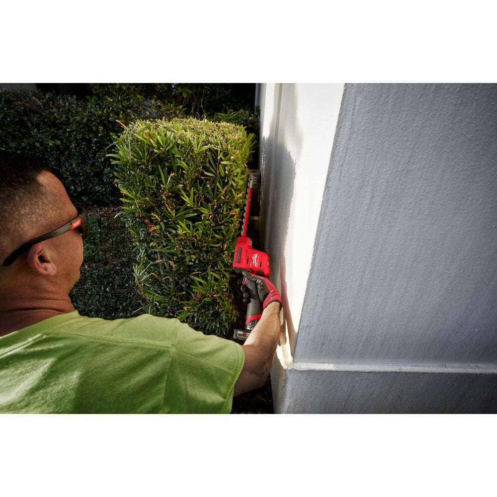 Milwaukee M12 Fuel 8" Cordless Hedge Trimmer (Bare Tool) – 12V Lithium-Ion, Red