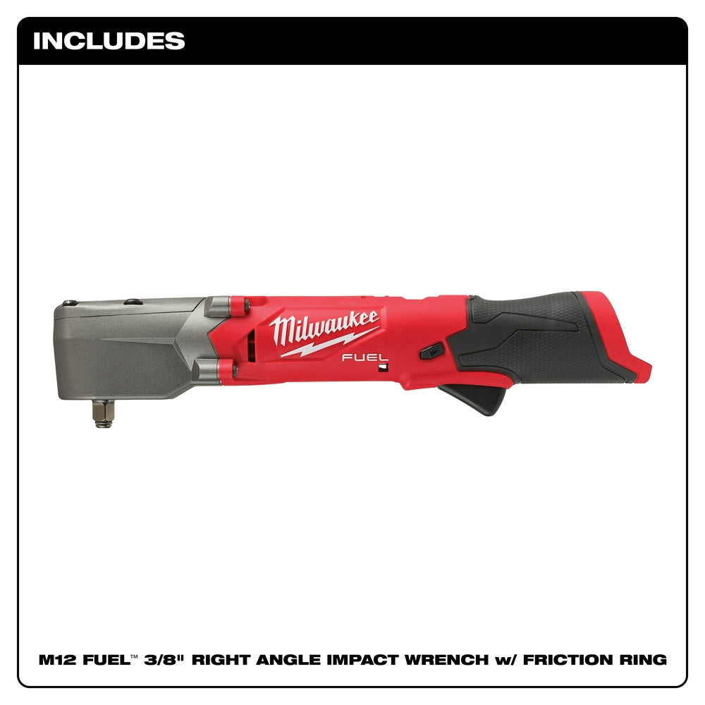 Milwaukee Avvitatore A Impulsi Angolare Subcompatto M12 FUEL, 3/8" Con Anello - M12FRAIWF38-0 - Foto 5