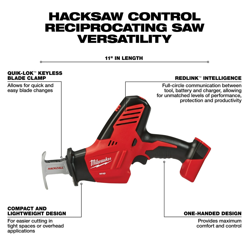 milwaukee 18 volt flashlights and batteries Milwaukee 2695-24 M18 18V Cordless Power Lithium-Ion 4-Tool Combo Kit – MaxTool