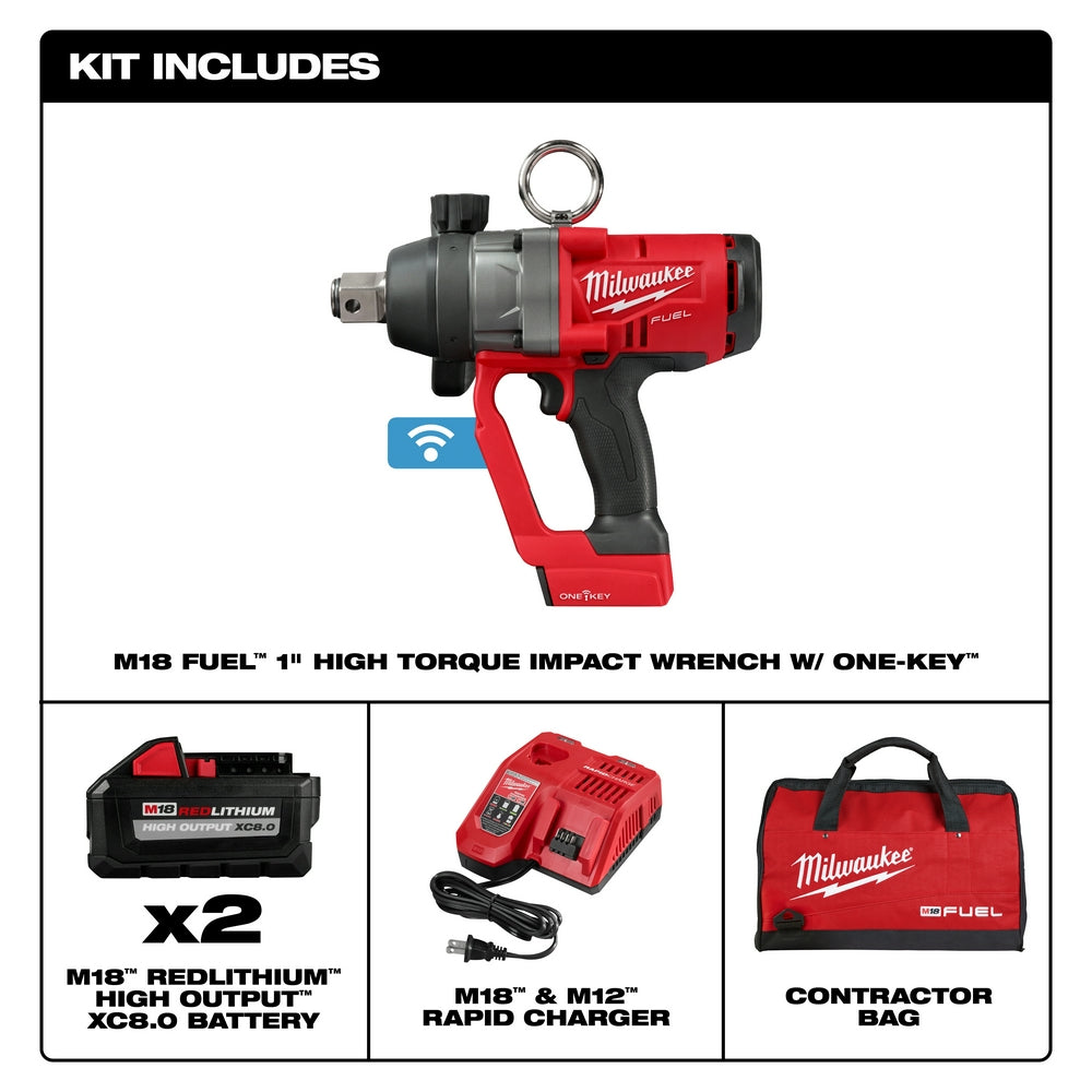 Milwaukee 2867-22 M18 FUEL 18V Inch High Torque Impact Wrench