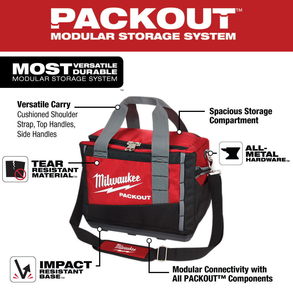 Milwaukee PACKOUT 15 In Structured Tool Bag 48-22-8316 - Acme Tools - Foto 4