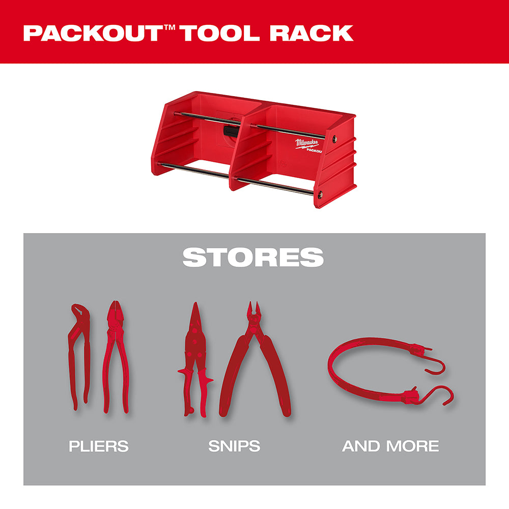 Milwaukee 48-22-8340 PACKOUT Reinforced Tool Rack – MaxTool
