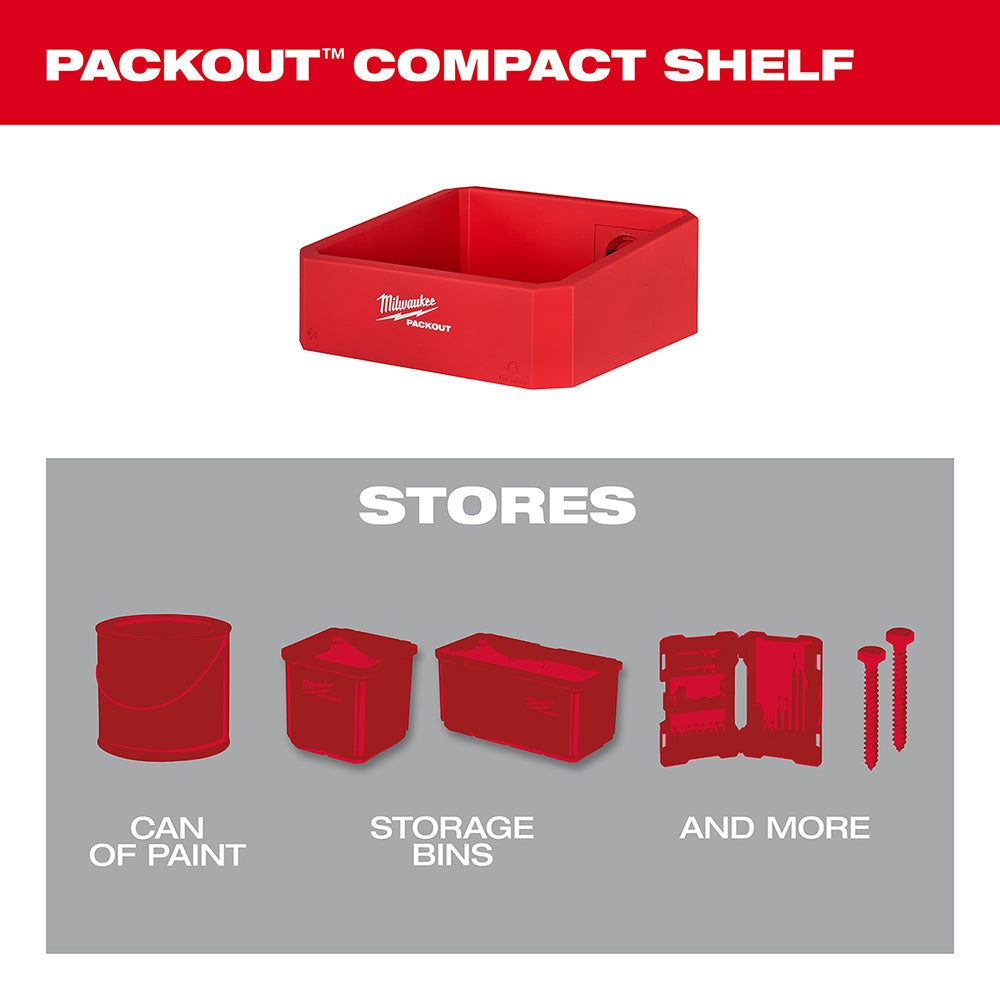 Milwaukee 48-22-8347 PACKOUT Reinforced Compact Shelf – MaxTool