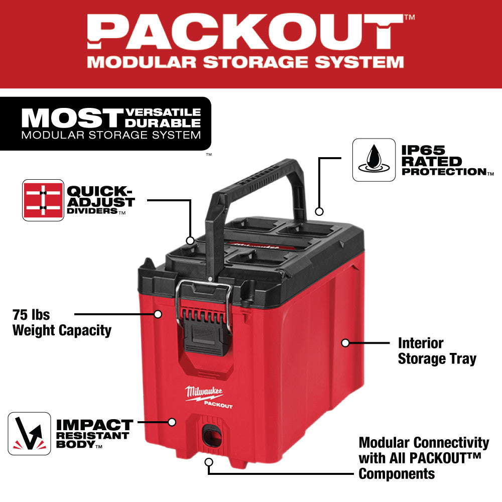 Packout Tool Box Milwaukee® PACKOUT™ Compact Tool Box Pack Out Box ...
