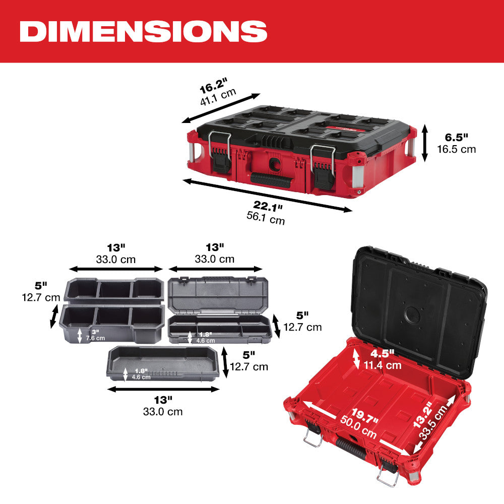 Milwaukee 48-22-8424 75-Pound Capacity Polymer Packout Standard