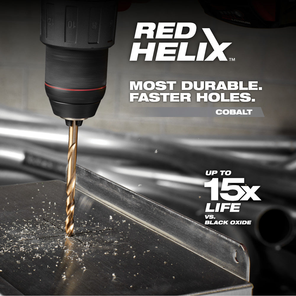 Milwaukee 48-89-2370 RED HELIX Cobalt Drill Bit Set - 15 PC – MaxTool