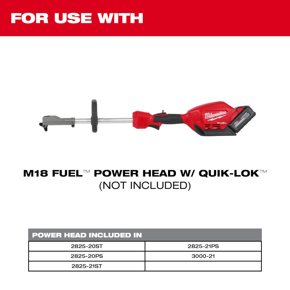 Milwaukee 49-16-2718 M18 FUEL 18V 8-Inch QUIK-LOK Edger Attachment