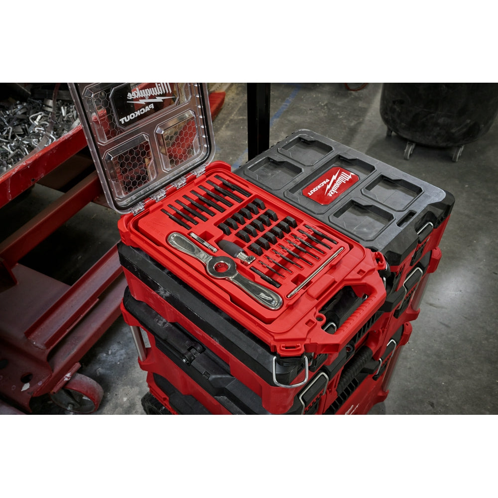 Milwaukee 49-22-5604 SAE Tap & Die PACKOUT Set w/ Hex-LOK 2-in-1
