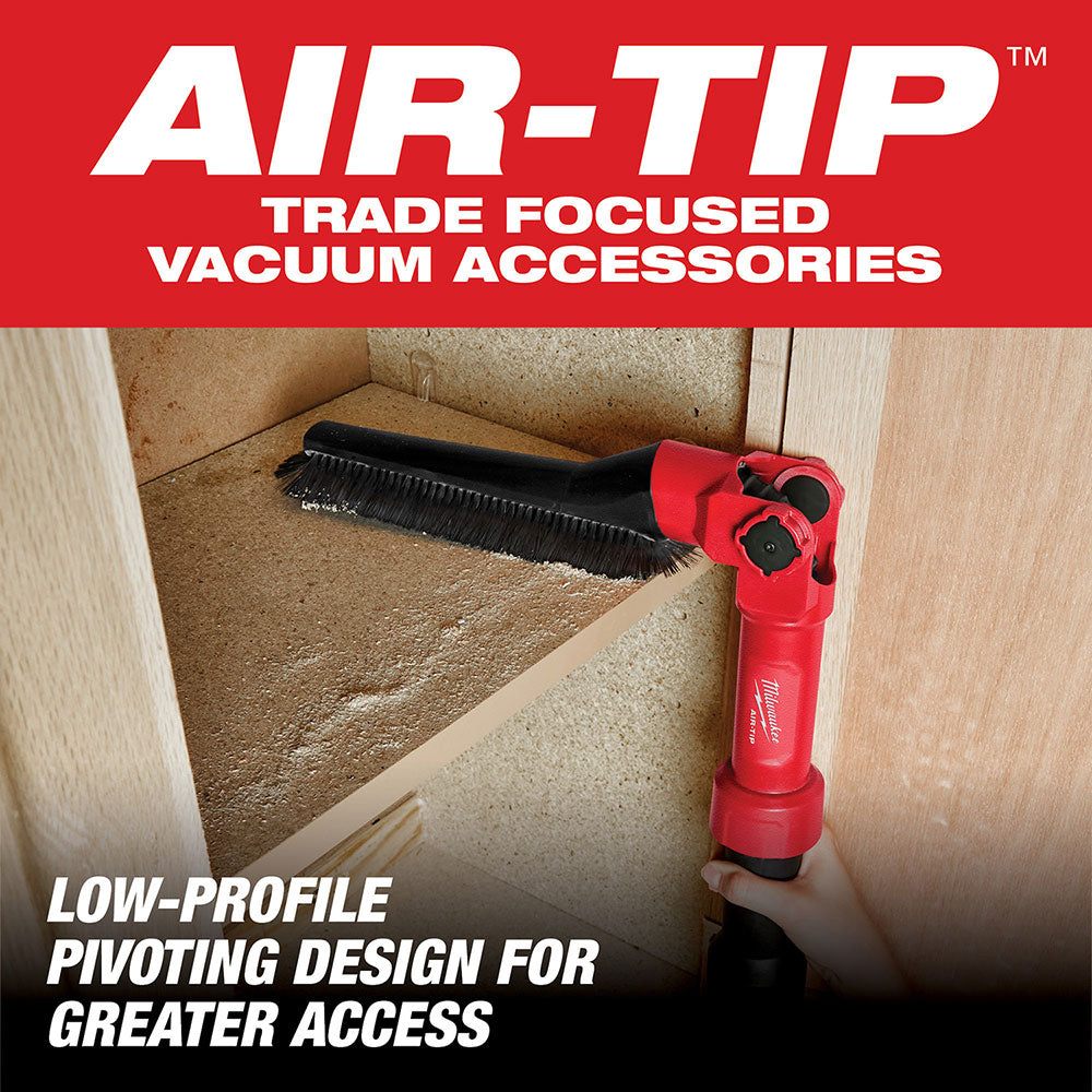 Milwaukee MWK49-90-2023 Air-Tip 3-In-1 Crevice And Brush Tool | Vermont Milwaukee MWK49-90-2023 Air-Tip 3-In-1 Crevice And Brush Tool | Vermont