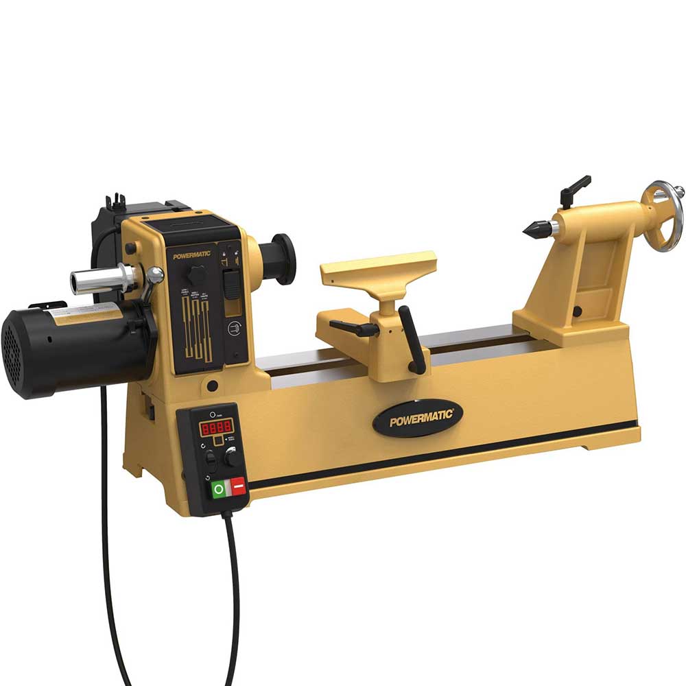 Powermatic 1792014 2014 115V/230V 1 HP Durable Cast Iron Bench Top Lat ...
