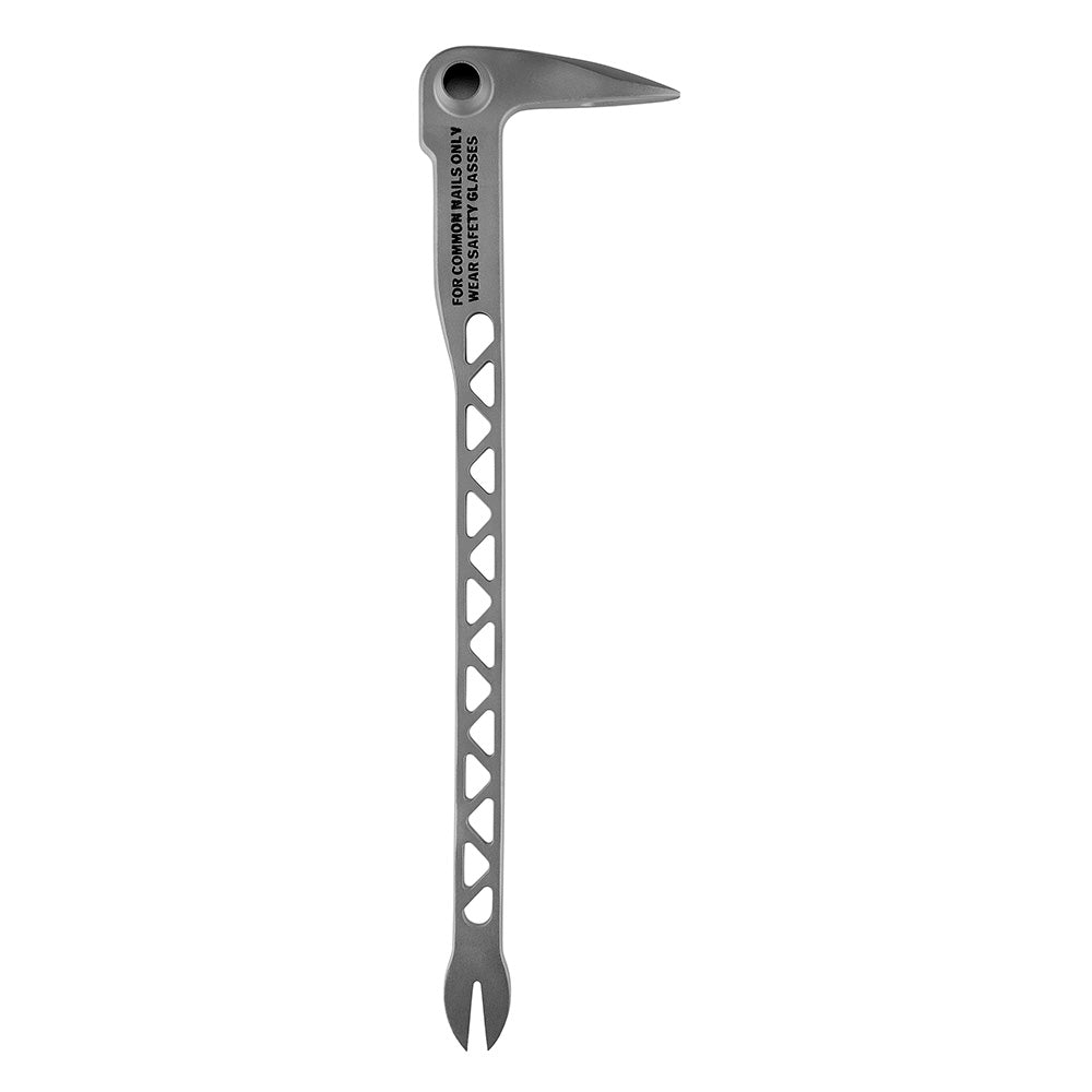 Stiletto TBM14RMC Tibone Mini-14 oz. Replaceable Milled Face Hammer with A Curved 16" Titanium Handle - 5