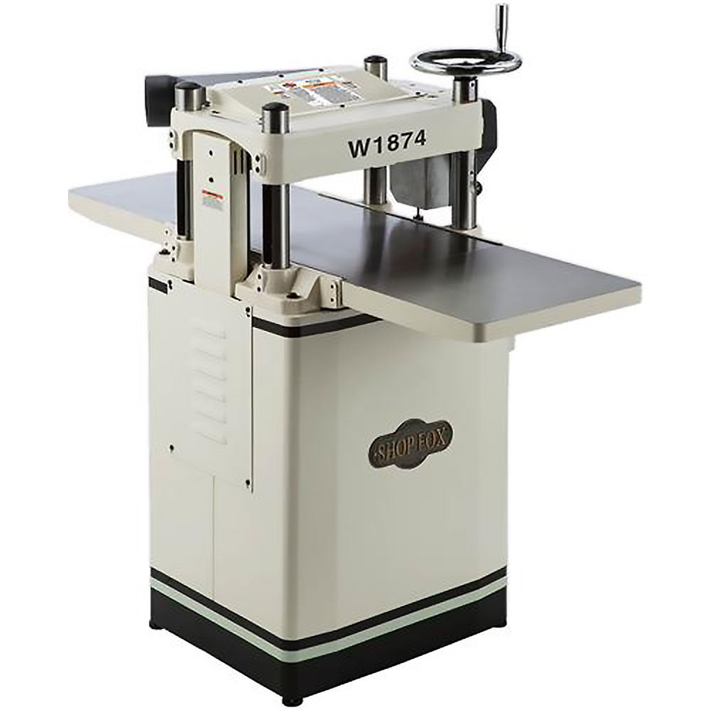 Shop Fox W1874 230V 3-HP 15'' 2-Speed Fixed-Table Planer w