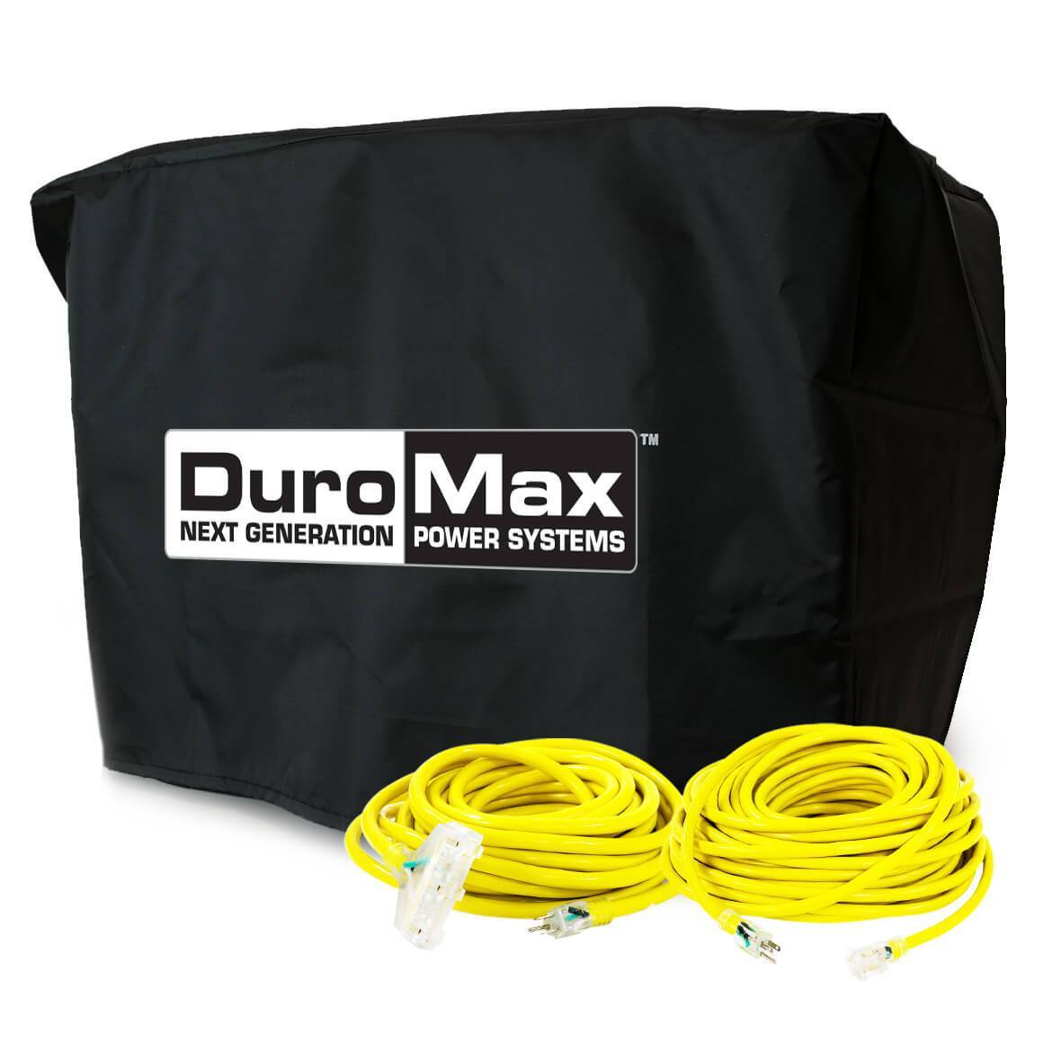 DuroMax XP4000-DXKIT 25-Foot Extension Power Cord Kit w/ Generator Cov ...