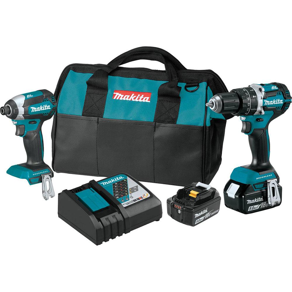Makita XT269T 18 Volt 2-Tool Brushless Cordless Driver Combo